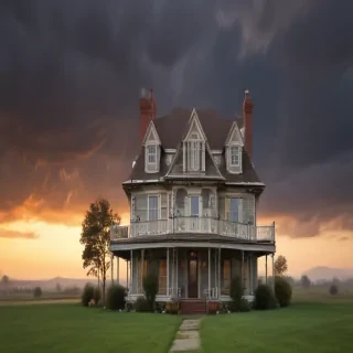 background of a house