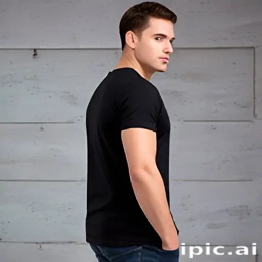 mockup tshirt black