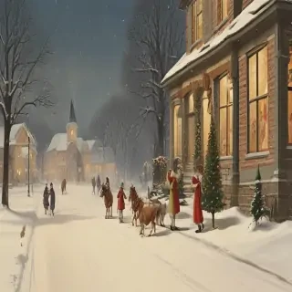 vintage christmas image