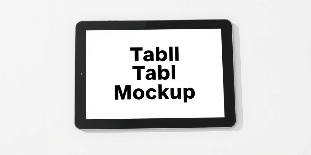 tablet mockup