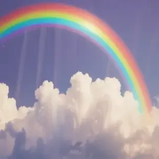 cute rainbow background