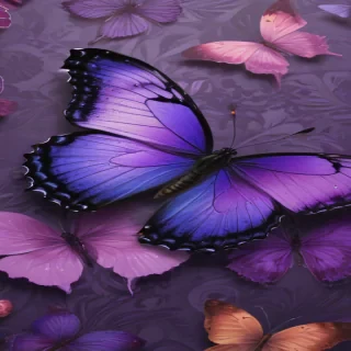 butterfly wallpaper purple