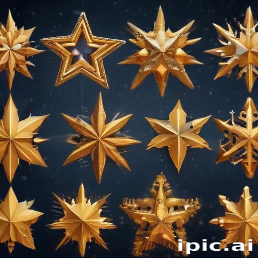 christmas stars clip art