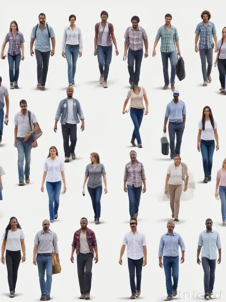 people walk png