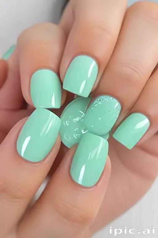 aesthetic mint green
