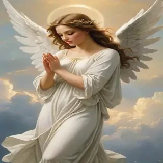 clipart of angels with wings