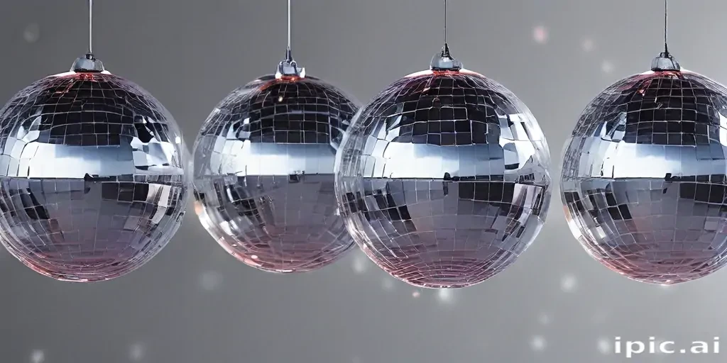 transparent disco balls