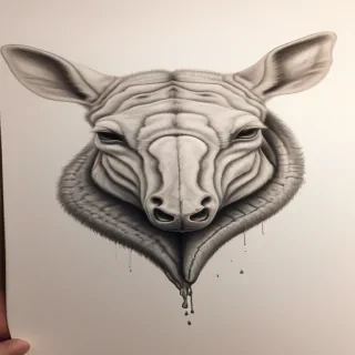 dead animal drawing