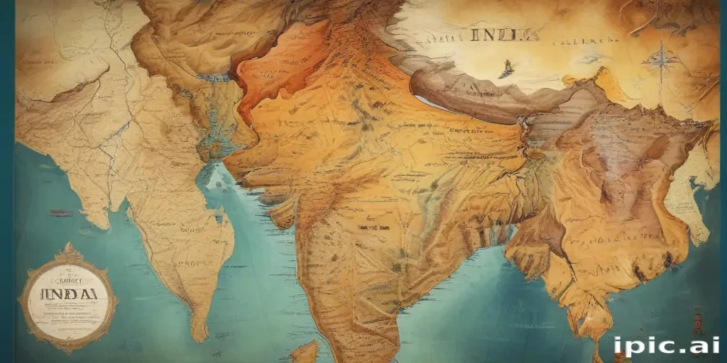 map of india