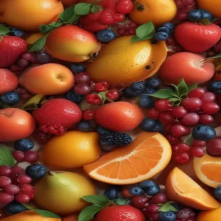 aesthetic fruit background