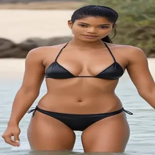 Chanel Iman in bikini