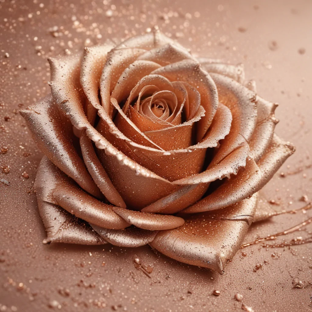 glitter rose gold background