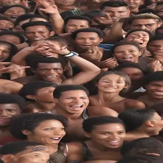 crowded png