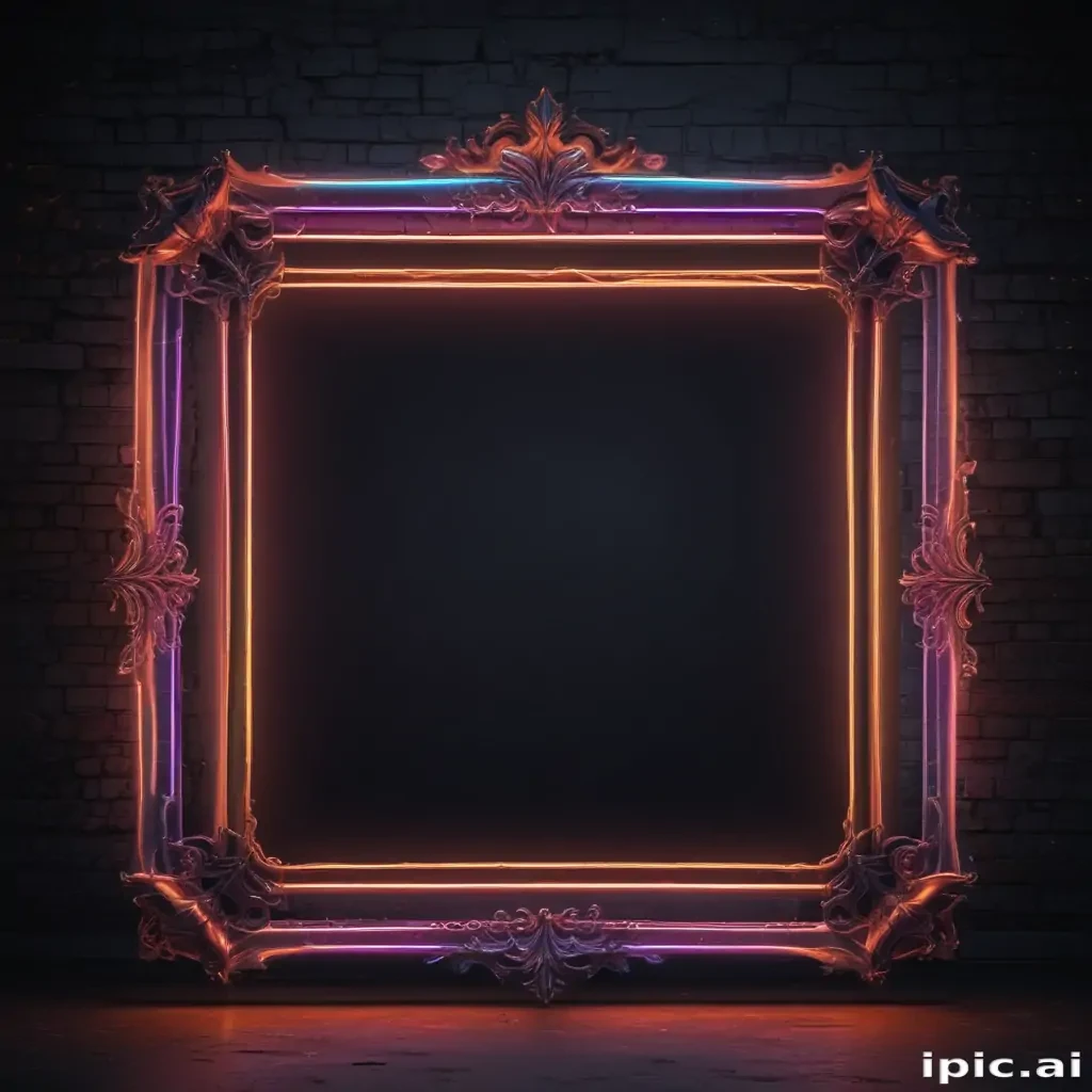 neon frame