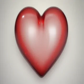 blurry heart