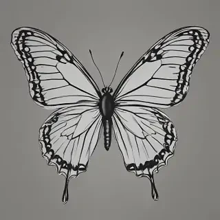 butterfly png outline