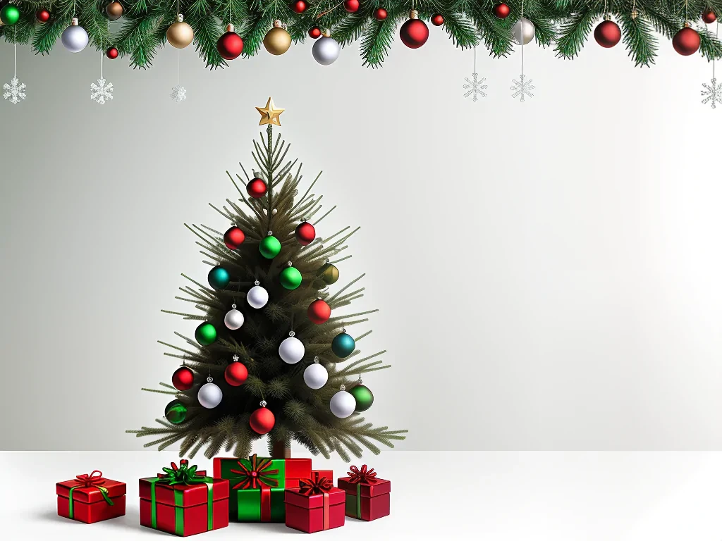 transparent background christmas tree