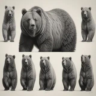 drawings of bears