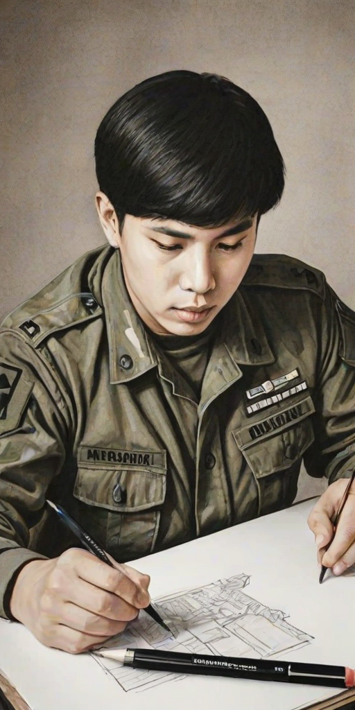 army drawing