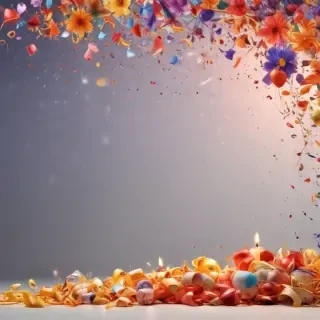 happy birthday transparent background