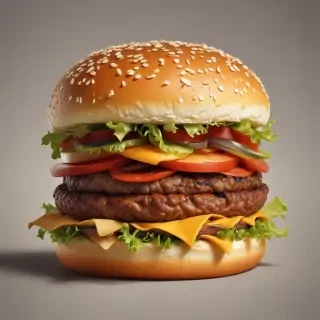 hamburger drawing