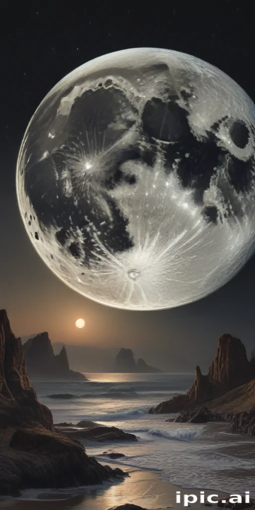 vintage moon art