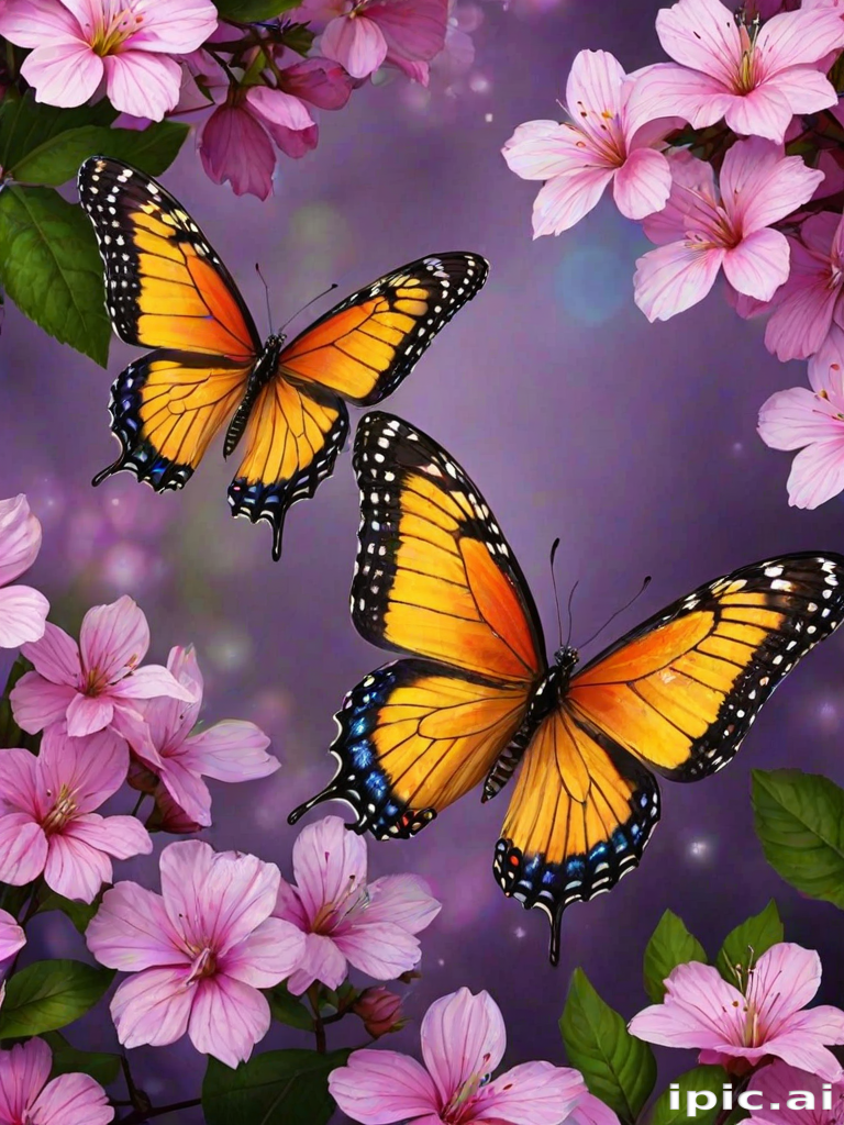 beautiful butterflies wallpaper