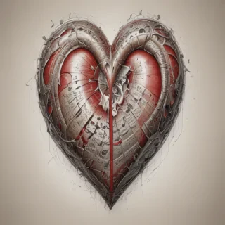 hand drawn heart