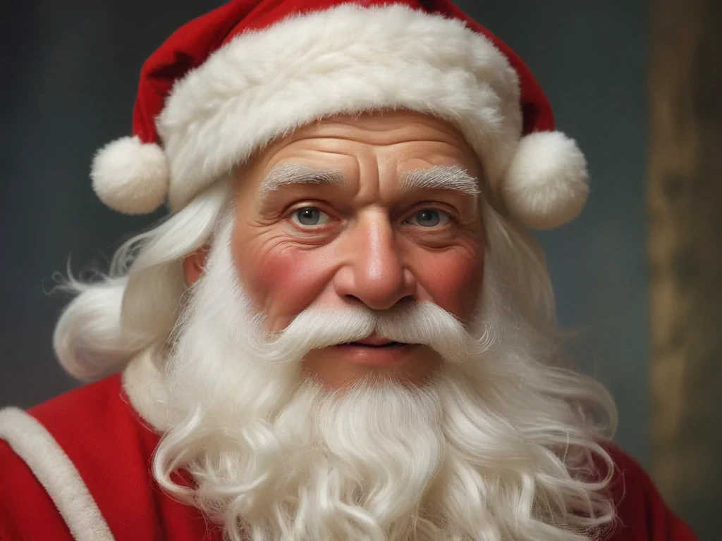 images of vintage santa