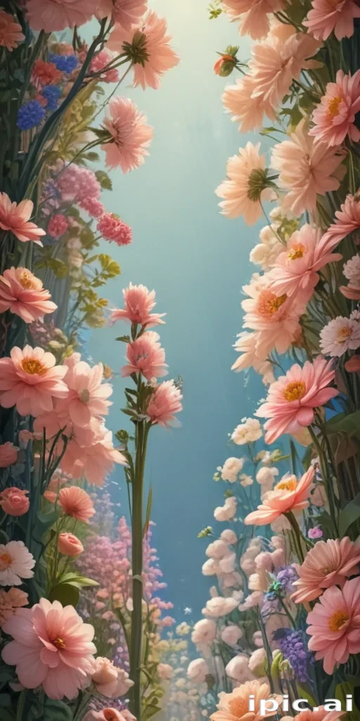 cartoon flowers aesthetic