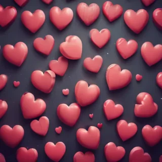 hearts wallpaper iphone