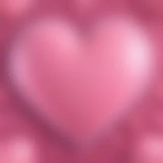 pink heart background