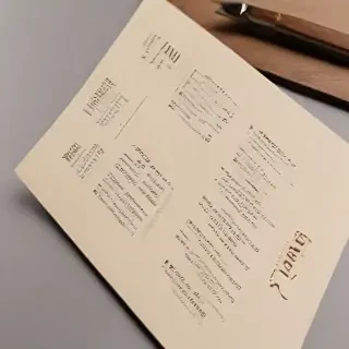 menu mockup free