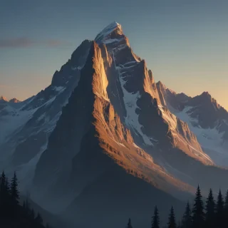 mountain silhouette