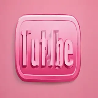 pink youtube logo