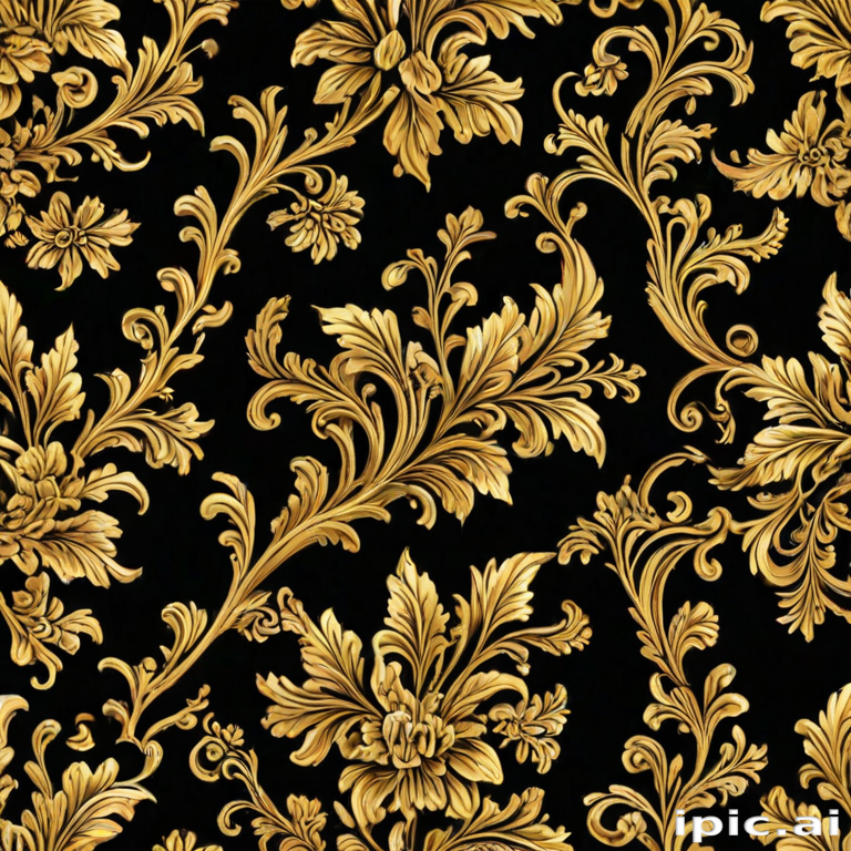 gold black background