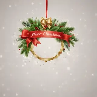 merry christmas clip art transparent background