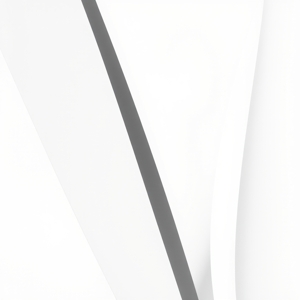 Generate an abstract, minimalist black and white design with sharp lines and geometric shapes, shot with a DSLR camera at f/8 aperture, ISO 100, 24mm lens, in natural light, top-down view.