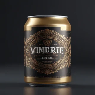 beer can mockup