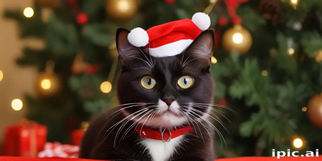 christmas cat background