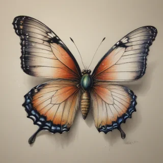 buterfly sketch
