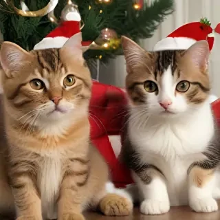 xmas cats images