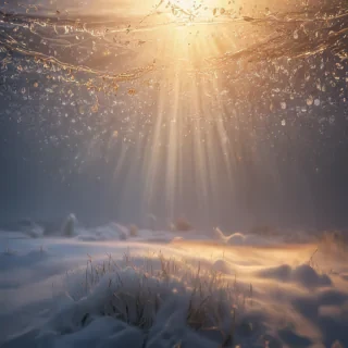january background