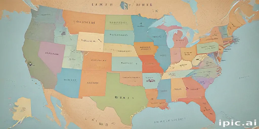 united states map