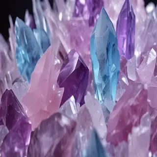 crystals background