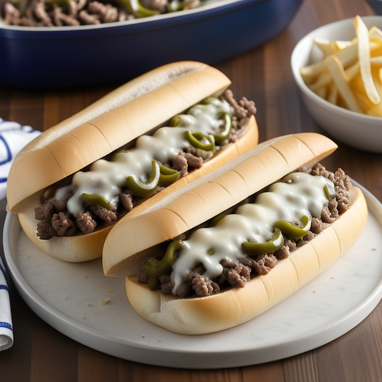 ground beef philly cheesesteak recipe