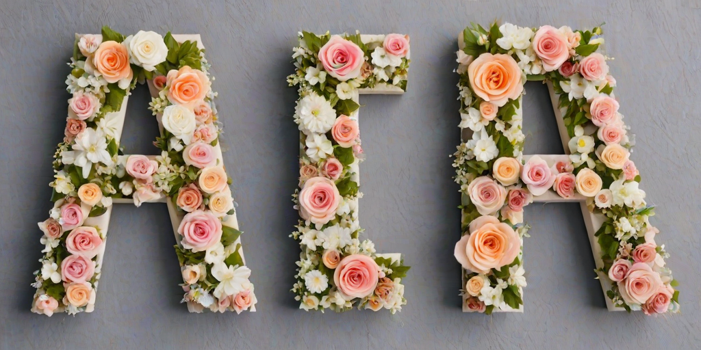 floral letters