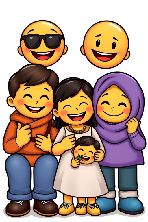 family emojis
