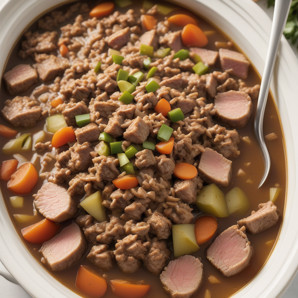 ground pork crock pot recipe