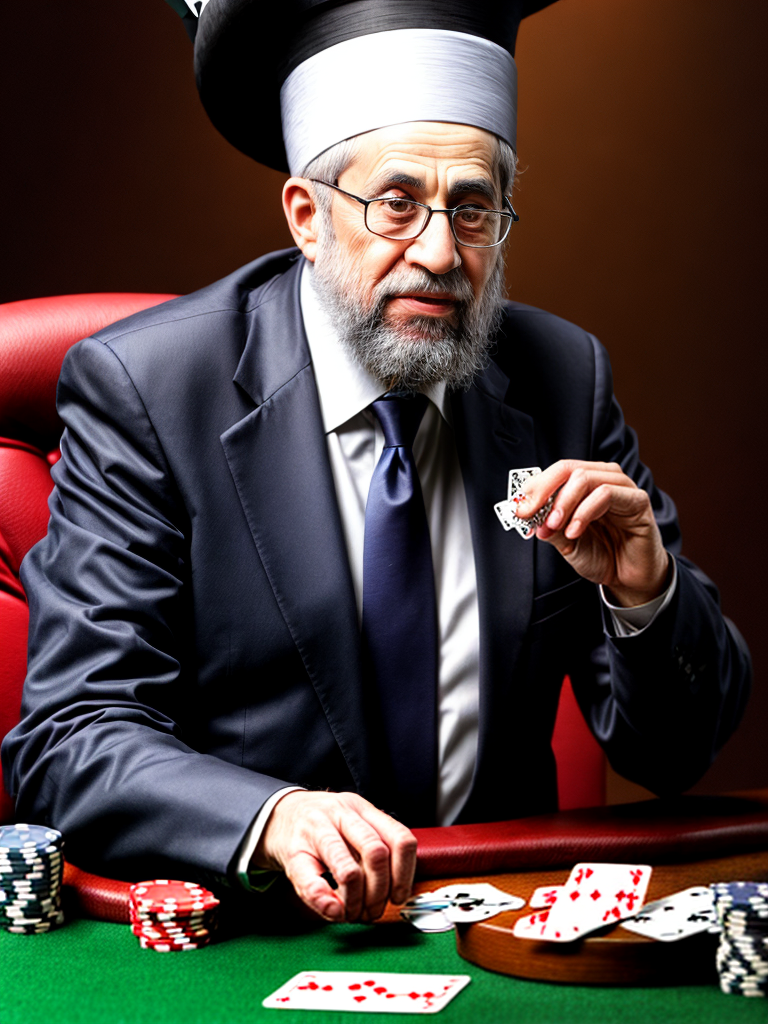 a rabbi playing poker